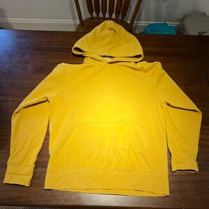 American Eagle Unisex Mustard Yellow Hoodie Sweatshirt